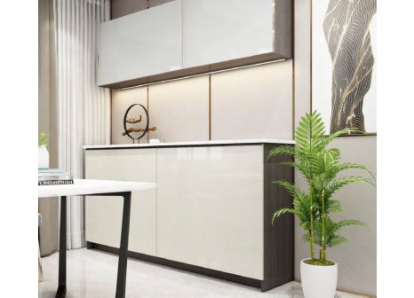 Cemux In Line skříňové naložené dveře v jedné rovině 1150-1750mm,v.1000mm, 20 kg s tlumením