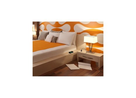 Elektro nabíječka černá 2 x USB