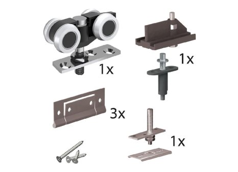 Herkules Plus sada na skládací dveře 40 kg