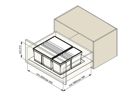 SIMPLE sorter 600 1x26L+1x11L