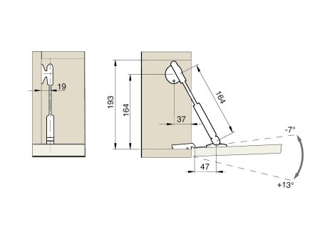 Kraby píst brzdící