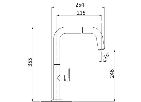 Sinks EVA P - N6 Nanoblack