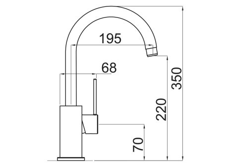 SINKS INFINITY 860 + baterie VITALIA chrom