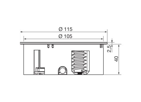 Elektro zásuvka Bachmann Twist 931.252 2 x 230V bílá mat