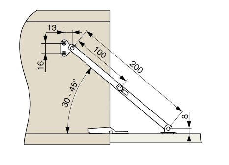 Nůžky sklápěcí nábytkové