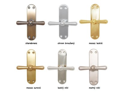 Individual WC kování starobronz