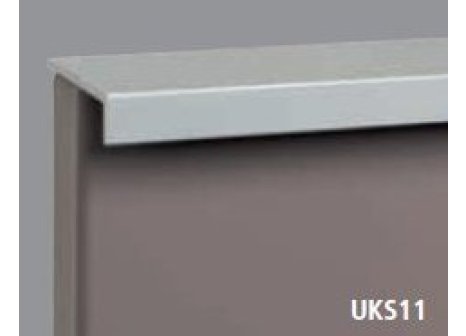 Dvířka jednostranný vysoký LESK bílá - tvar UKS-11