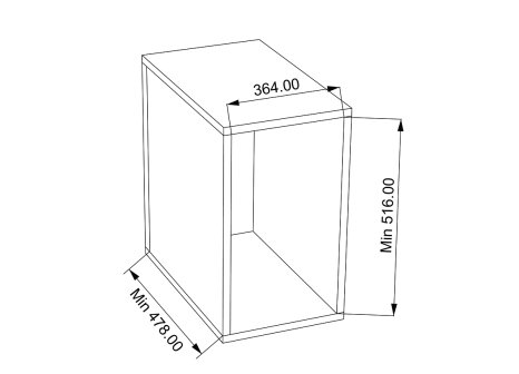 Cemux Style 40-3D plné dno tlumení antracit