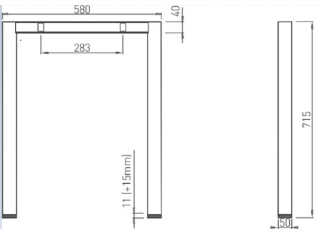 VOGA podnož HIDE HOXO 50/600