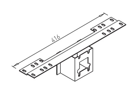 VOGA spojka na prodloužení stolu DESK BAR