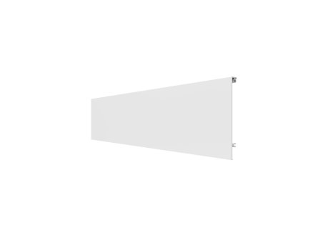 Cemux H Box SLIM vnitřní skleněné bočnice bílá H167/500 mm čelní panel