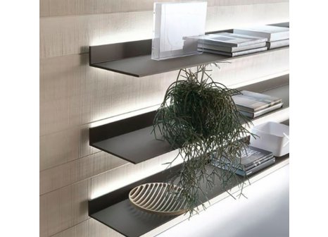 Shelf policový profil 3 m černý mat