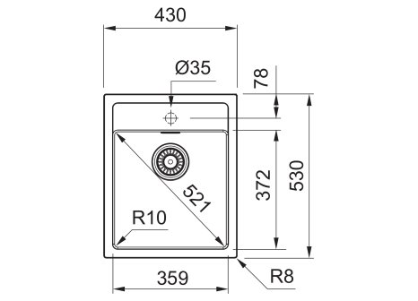 Franke set SID 610-40 + FC 6018