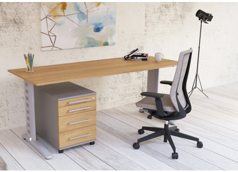 Stolová podnož kancelářská Casio 725mm,800-1200mm šedá