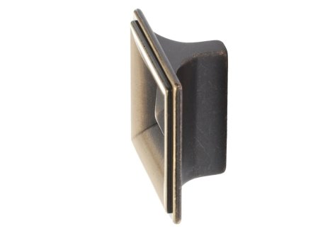 Knopka Elvira rustikální broušený bronz 40 x 40 mm