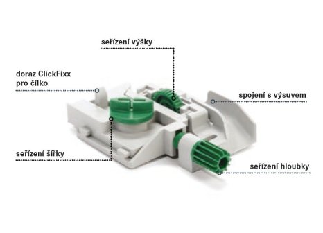 KESSEBÖHMER dvojkoš Classic 15-3D dvě police, šedý pravý