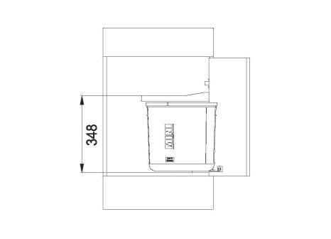 Odpadkový koš FRANKE Sorter Mini 17,5 l
