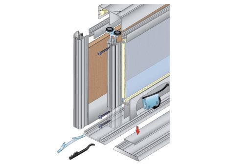 Úchytková lišta S16 délka 2,7 m