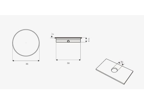 Cemux bezdrátová nabíječka UNO černá