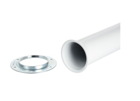 Stolová noha výška 1100mm 60mm bílá lesk