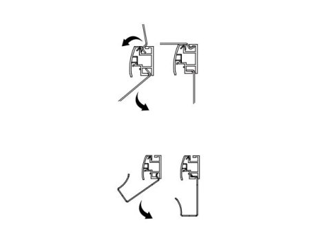 Závěsný systém police 155 mm antracit