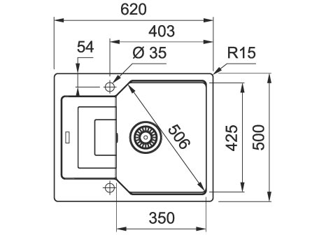 Franke dřez UBG 611-62