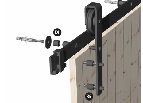 Mantion distanční podložka DI pro dveře o sílé 42 -52 mm