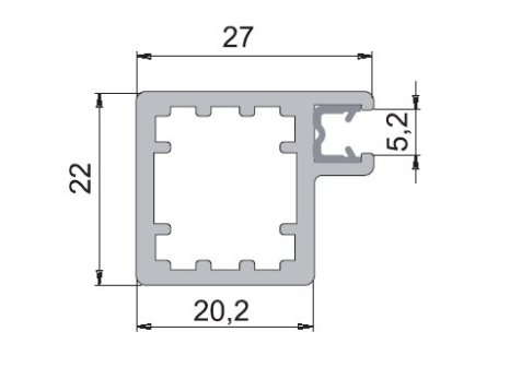 Hliníkový rámeček- S5