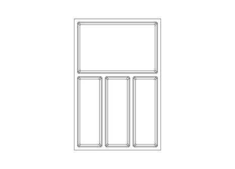 Příborník SKY 500/400 bílý