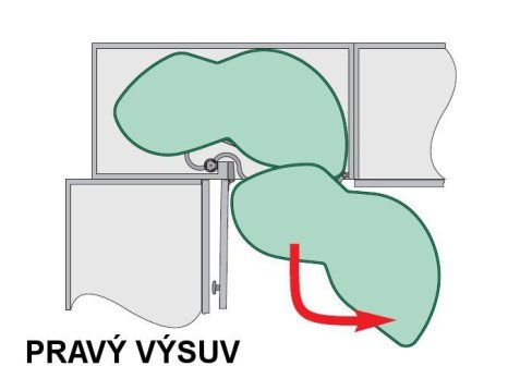 KESSEBÖHMER- LE MANS II sada polic Arena Style dno antracit