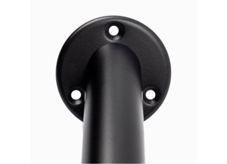 Podpěra barového pultu pr.22mm úhlová černá