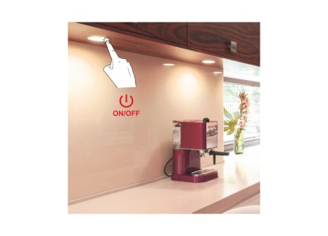 LED sada 3 světel SENSO MASTER s vypínačem, hliník, neutrální bílá