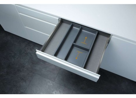 Příborník Separado Flex dělítko antracit