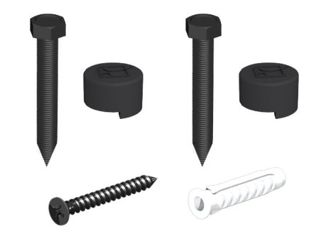 THOR NEW sada na posuvné interiérové dveře na 100 kg včetně kolejnice 300 cm