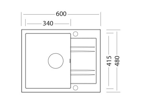 Sinks LINEA 600 + baterie PRONTO - komplet