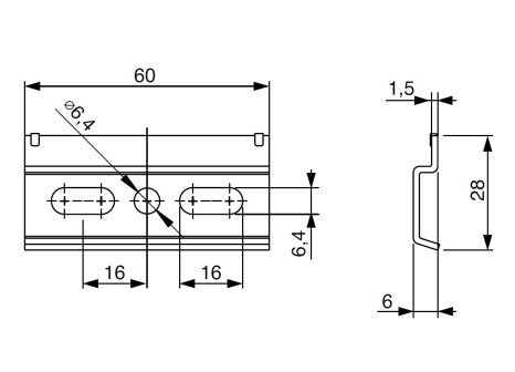 Rektifikační závěsný plech