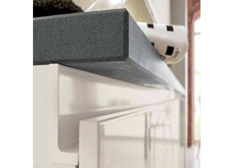 Profil pro bezúchytkové dveře J - délka 4100 mm bílá