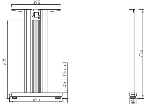 VOGA podnož DESK BAR TEMPO T400