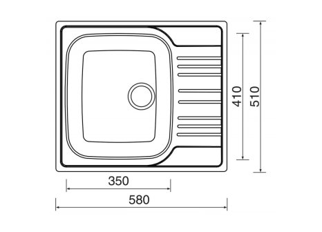Sinks STAR 580 V akční set
