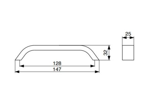 Úchytka Scala černá matná