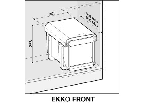 Sinks EKKO FRONT 40