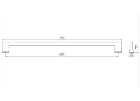 Úchytka Ema černá matná