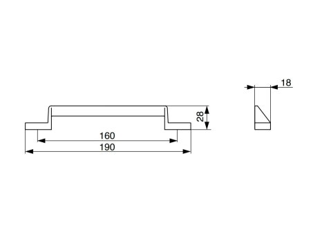 Úchytky Nikol zlatá matná