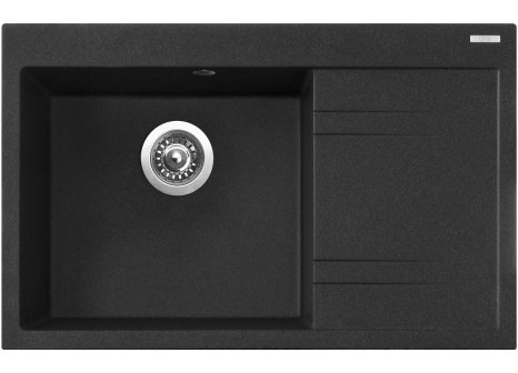 Set Sinks RIM 780 L + baterie ELASTA nerez/černá