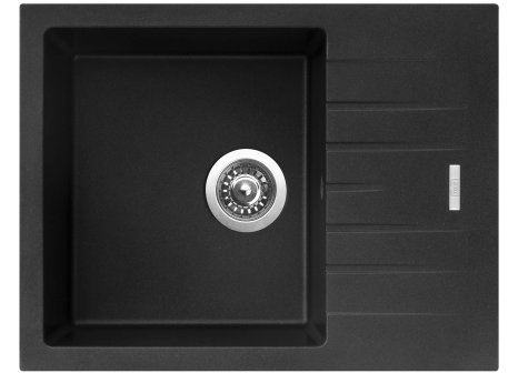 Set Sinks PERFECTO 650 + baterie ELASTA černá matná