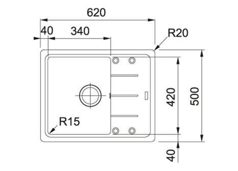 Franke dřez BFG 611-62