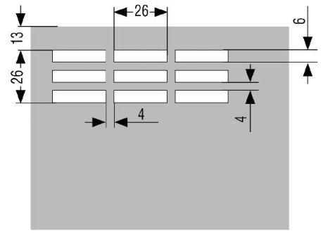 Typy výseků do plastového soklu