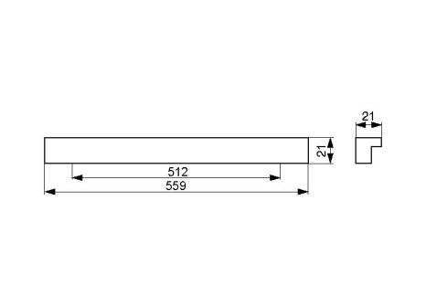 Úchytka Ronda dřevěná dub lakovaný