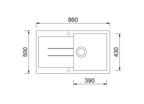 Set Sinks PERFECTO 860 + baterie