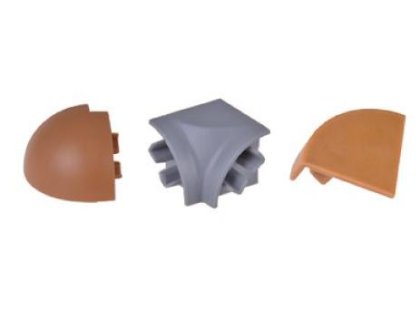 TL 15A vnější roh 90° šedý